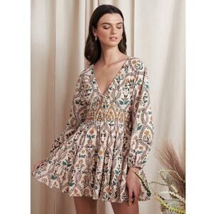 Saylor Gale Dress in Multi-color. Size Small